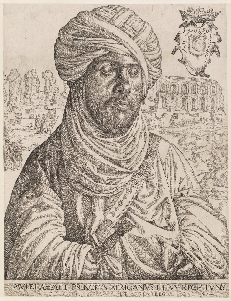 Portret Mulaja Ahmada autorstwa Jan Cornelisz Vermeyen