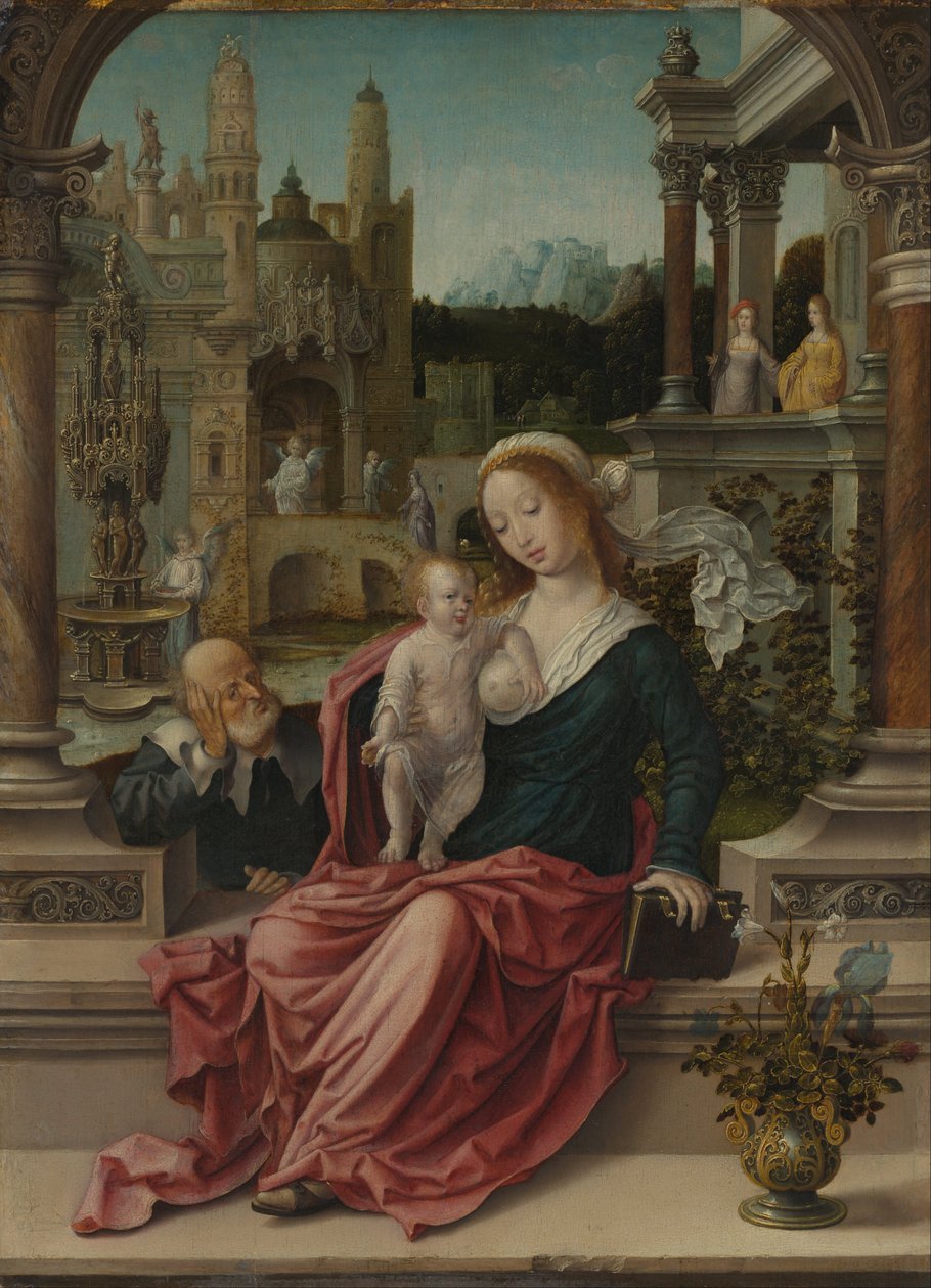 Święta Rodzina autorstwa Jan Gossaert