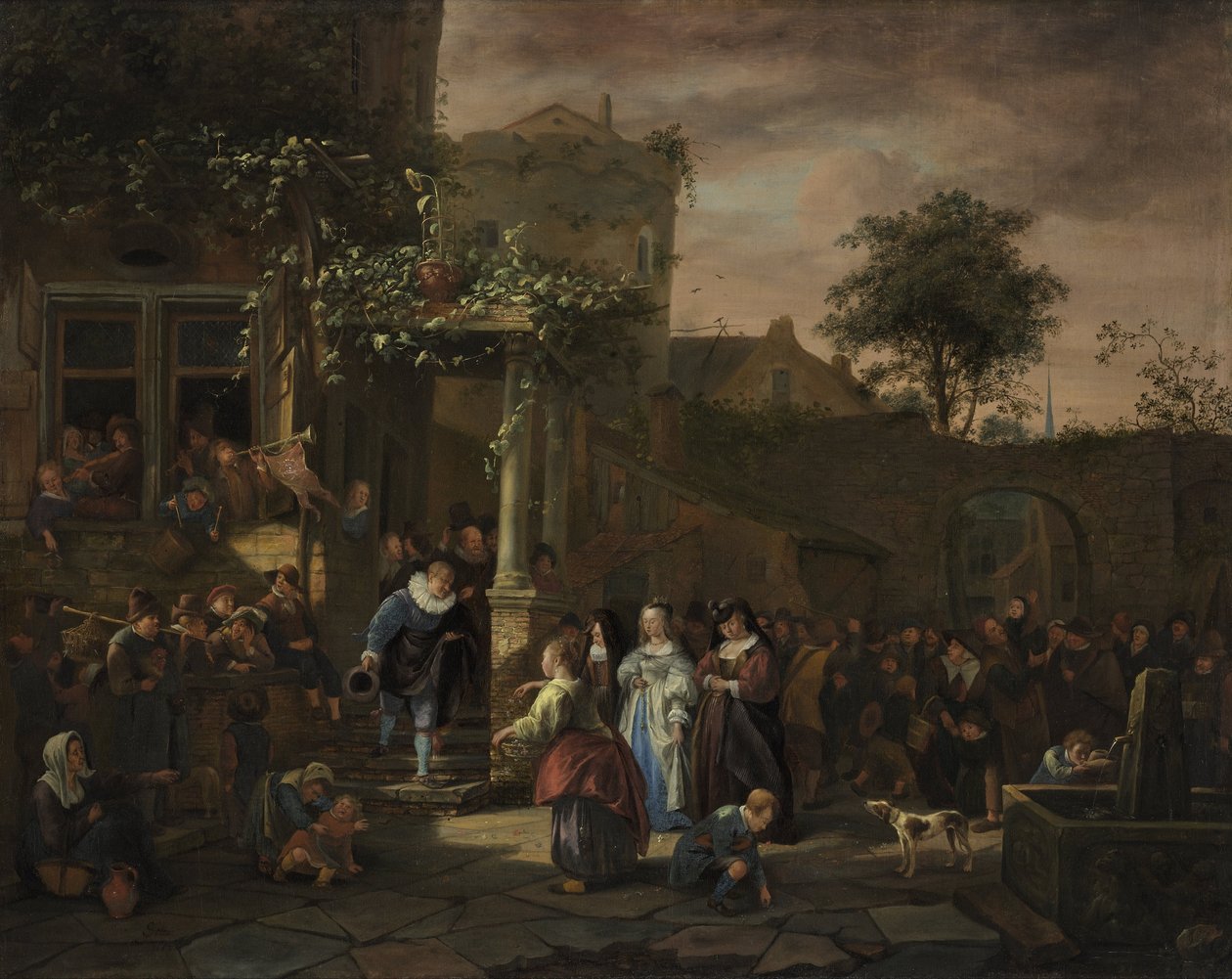 Wesele na wsi autorstwa Jan Havickszoon Steen