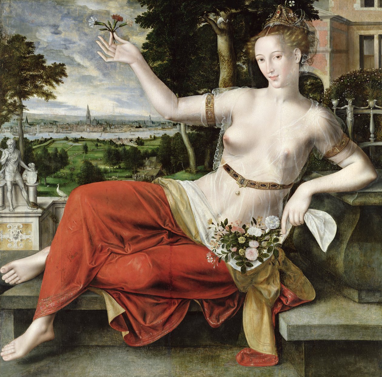 Flora, 1559 (patrz także 149206) autorstwa Jan Massys or Metsys