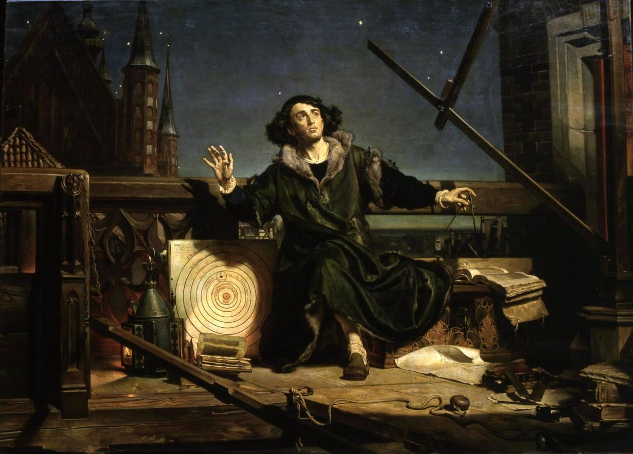 Astronom Kopernik, czyli rozmowa z Bogiem. autorstwa Jan Alojzy Matejko