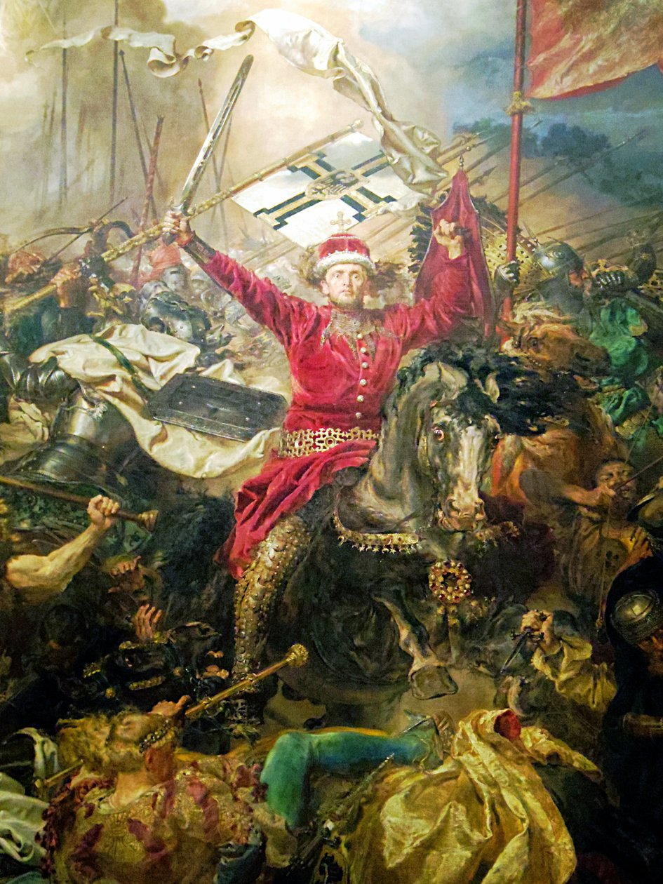 Fragment bitwy pod Grunwaldem, Witold Wielki autorstwa Jan Alojzy Matejko