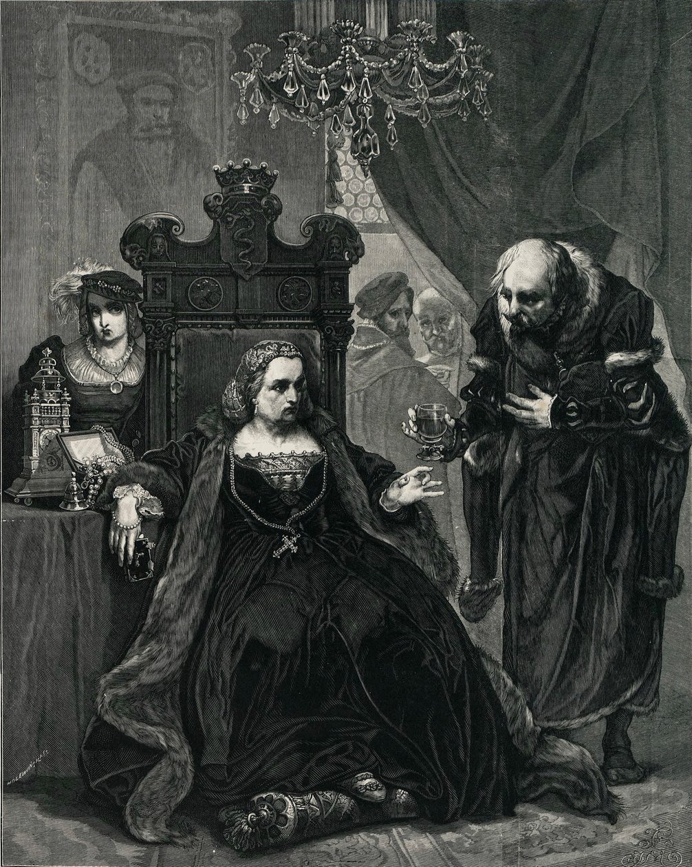 Otrucie królowej Bony autorstwa Jan Alojzy Matejko
