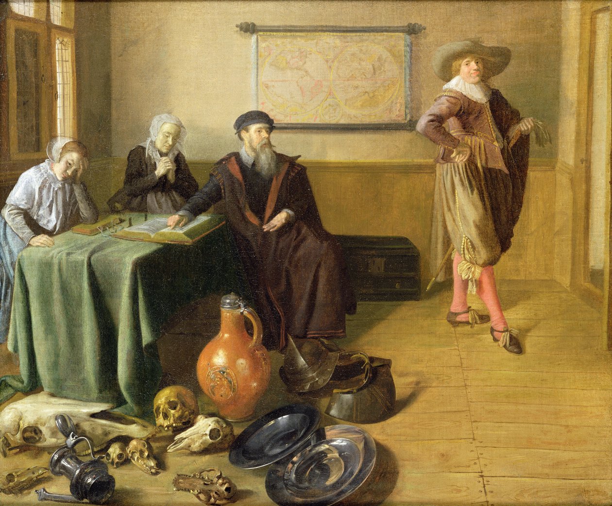Odejście syna marnotrawnego, ok. 1630 r. autorstwa Jan Miense Molenaer