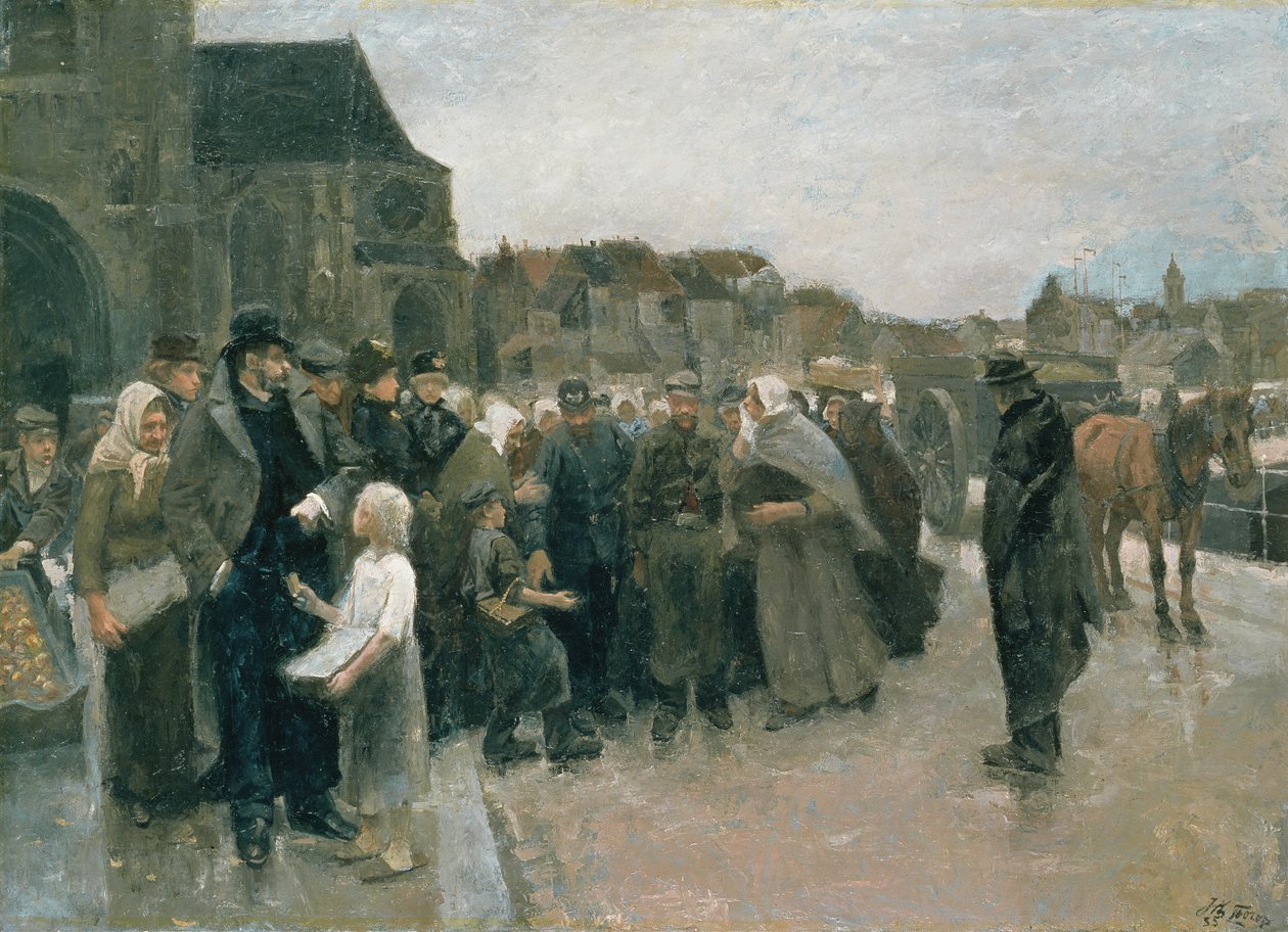 Aresztowanie, 1885 autorstwa Jan Toorop