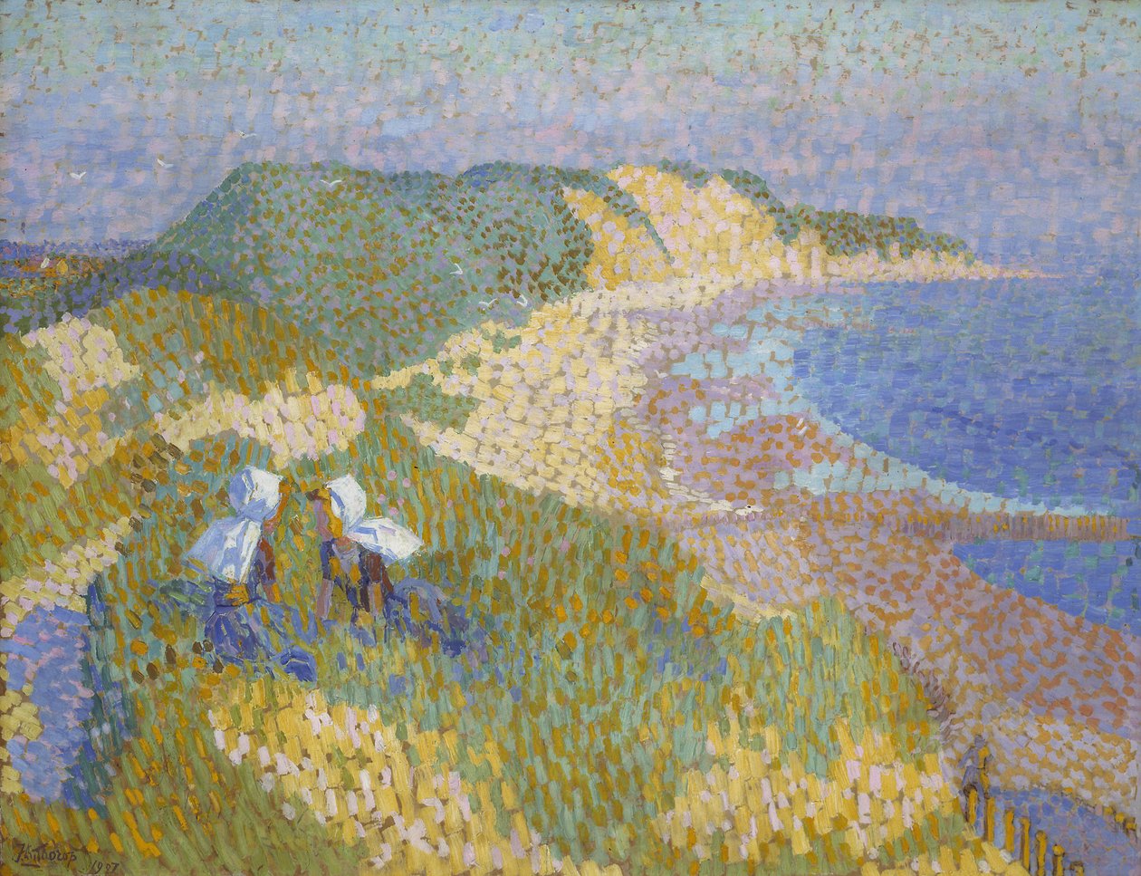 Wydmy i morze w Zoutelande autorstwa Jan Toorop