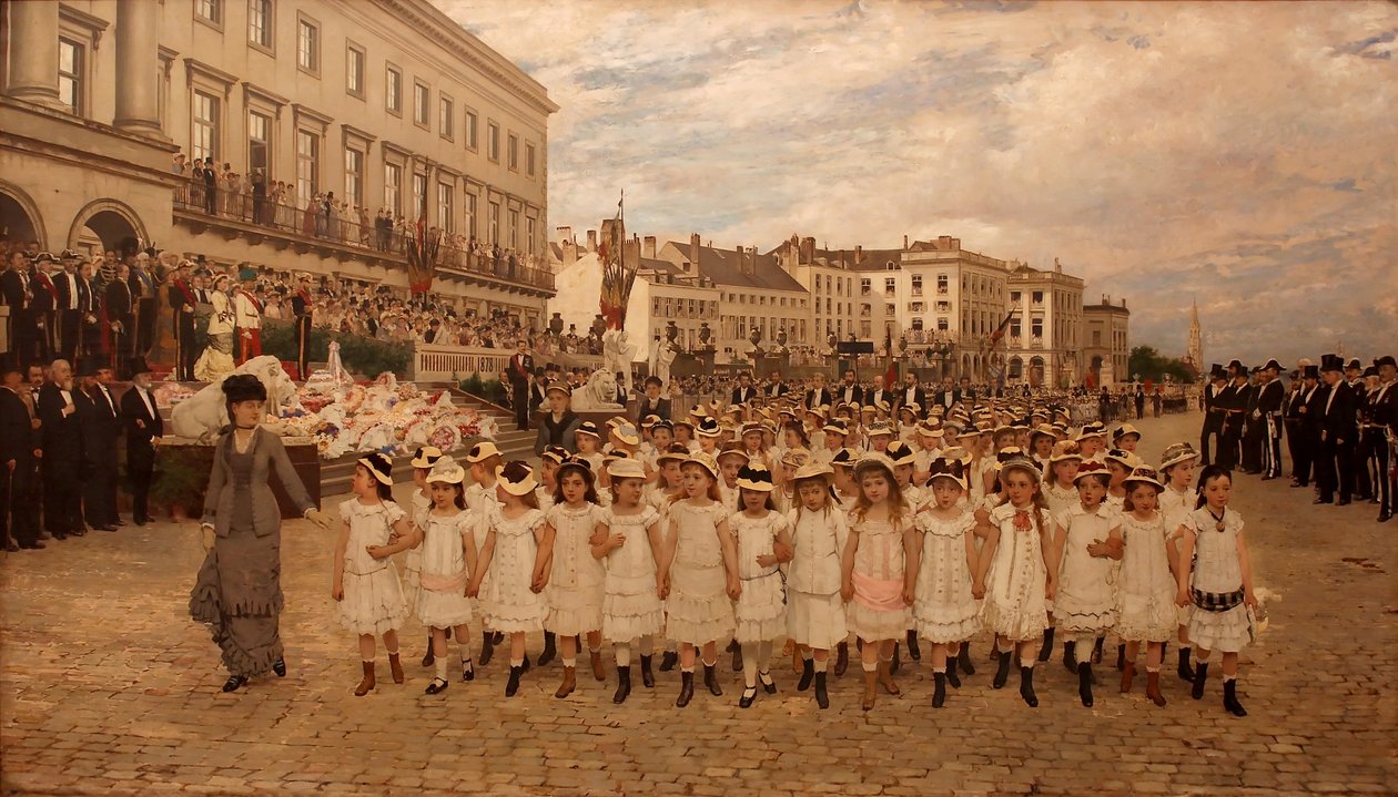 Przegląd szkół w 1878 r. autorstwa Jan Frans Verhas