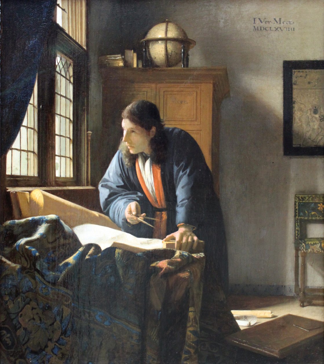 Geograf autorstwa Jan Vermeer van Delft