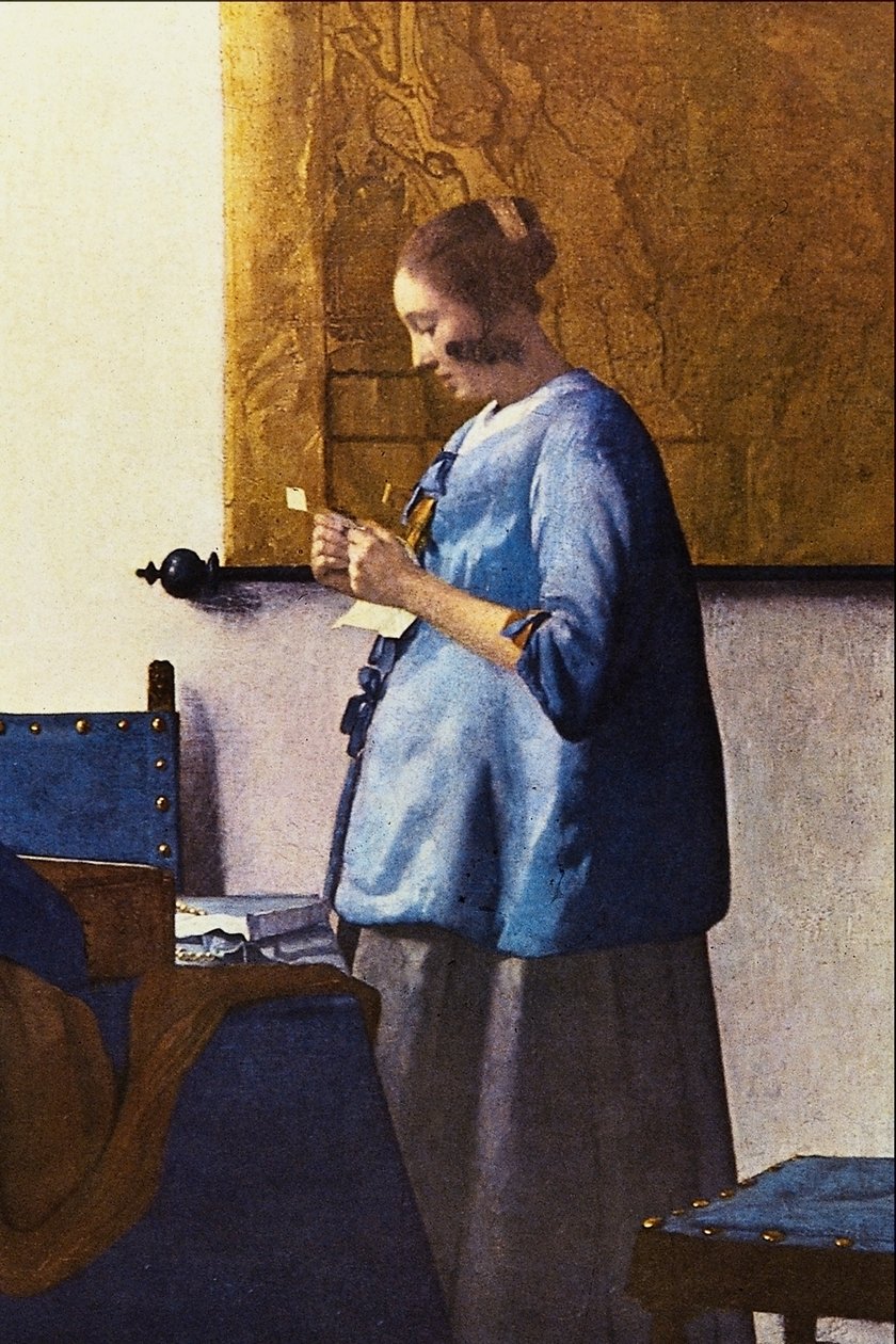 Kobieta czytająca list autorstwa Jan Vermeer van Delft