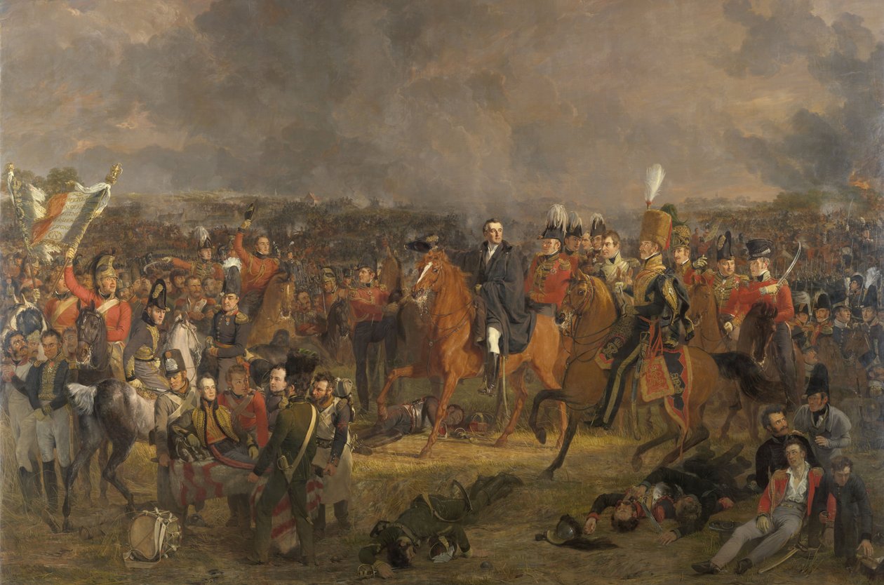 Bitwa pod Waterloo, 1824 autorstwa Jan Willem Pieneman