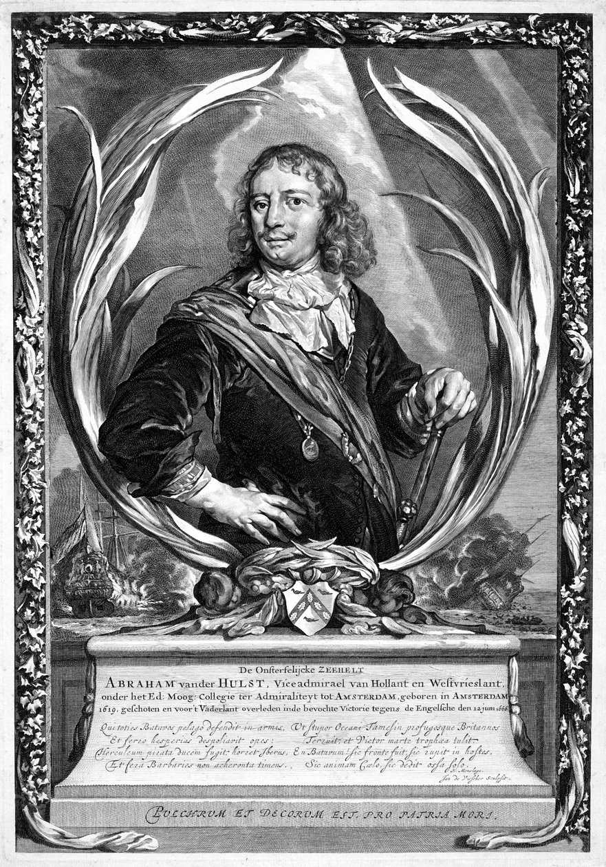 Abraham van der Hulst autorstwa Jan de Visscher
