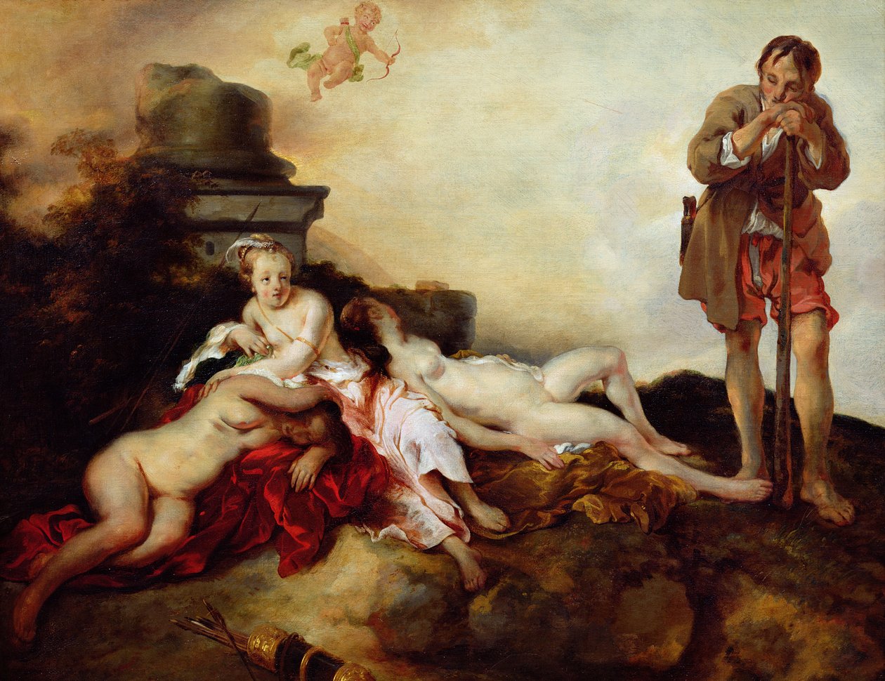 Cimon i Ifigenia, z „Dekameronu” Boccaccio autorstwa Jan van Noordt