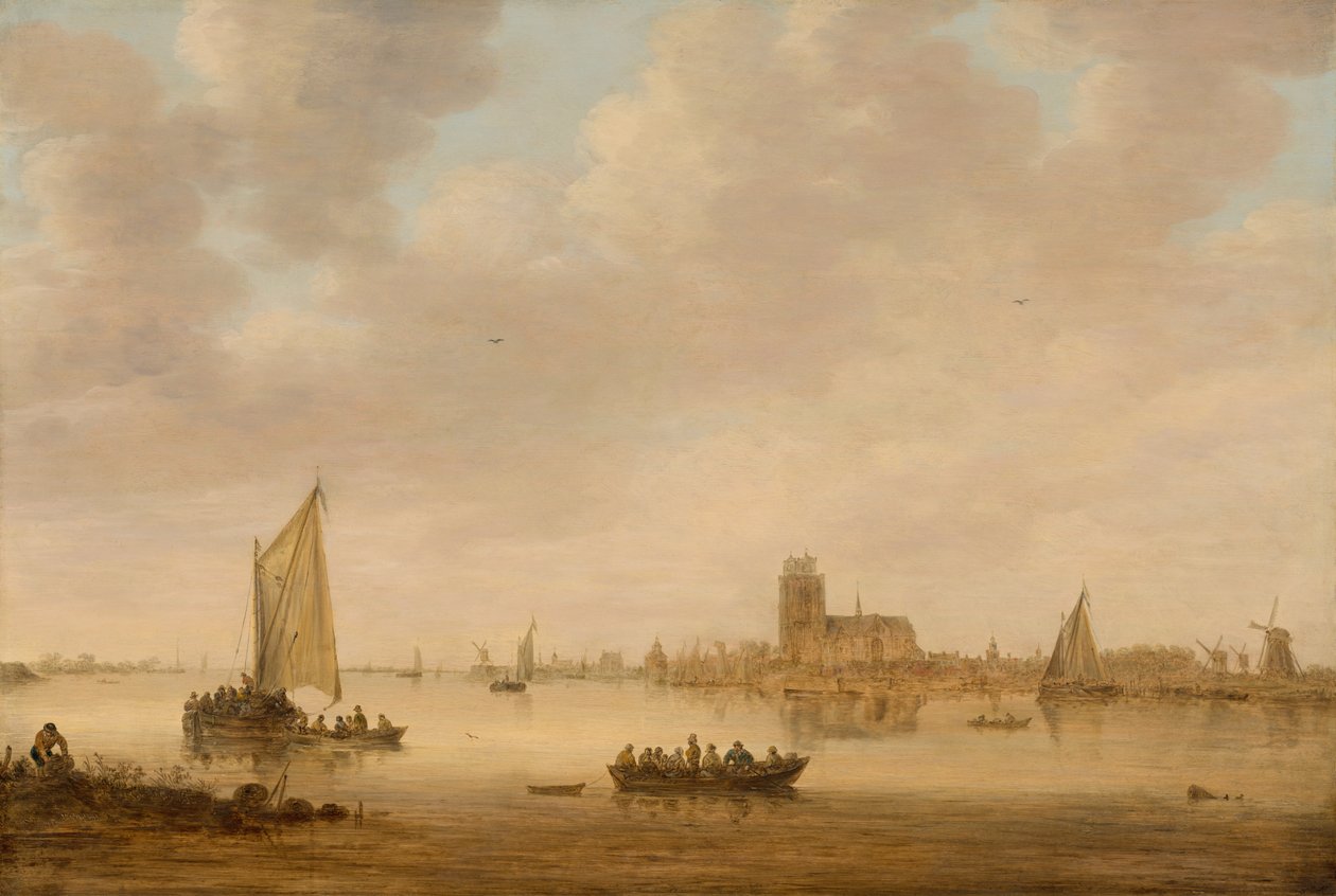 Widok Dordrecht z Dordtse Kil autorstwa Jan Josephsz van Goyen