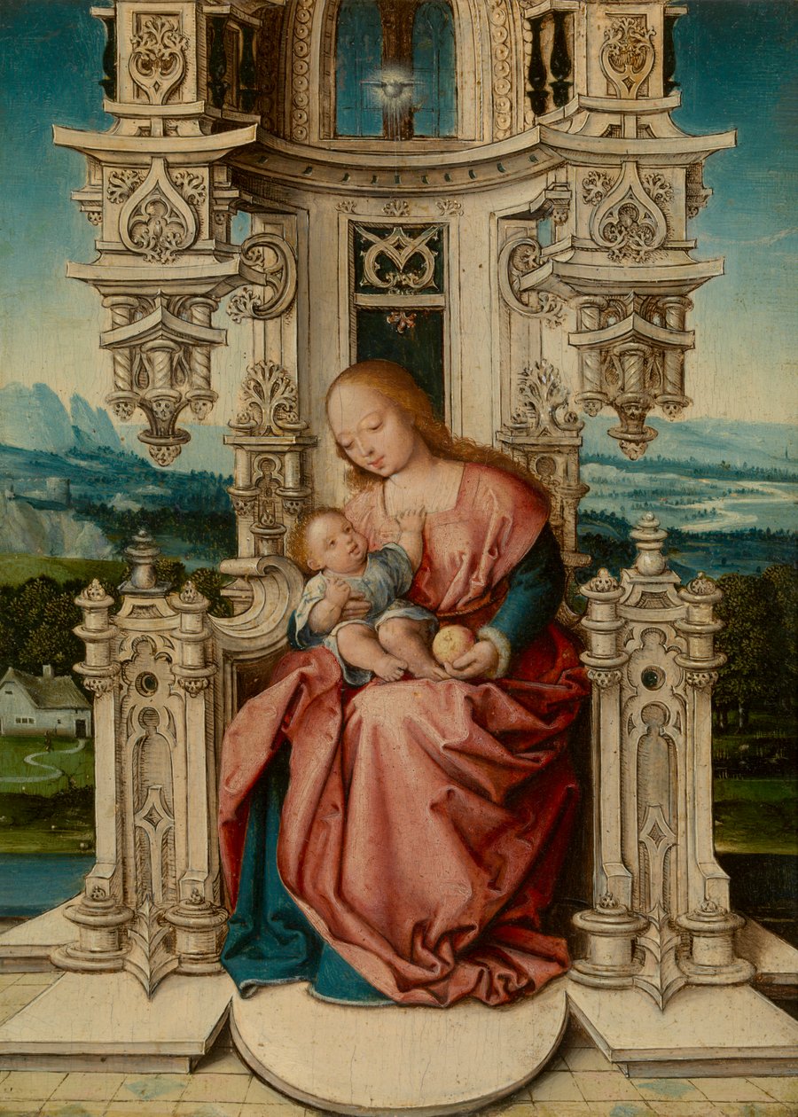 Madonna (olej na desce) autorstwa Jan (c.1472 c.1533) Gossaert