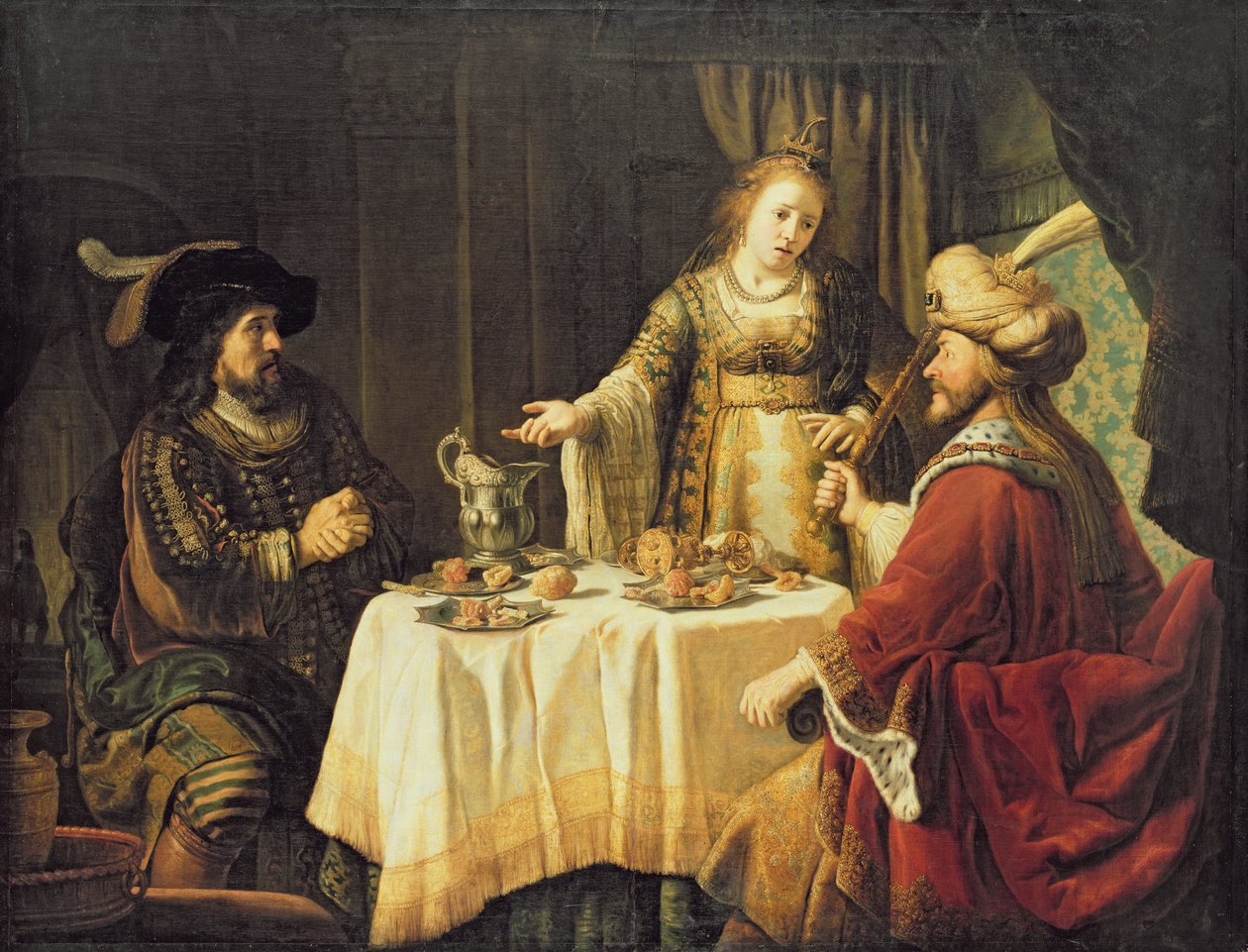 Posiłek z Esther autorstwa Jan 1620 76 Victors