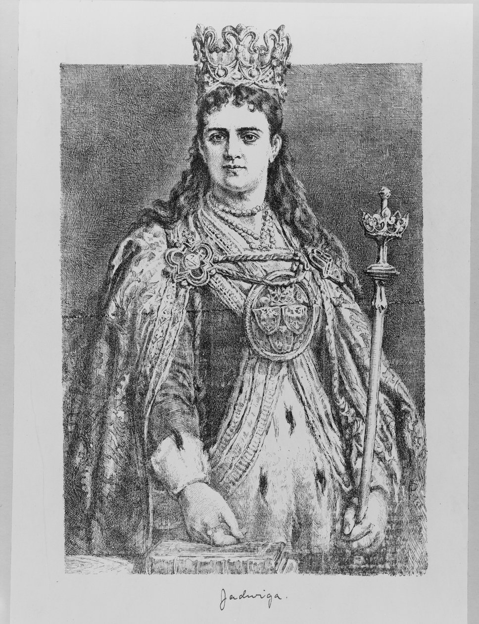 Królowa Jadwiga Polska, XIX w. autorstwa Jan Alojzy Matejko