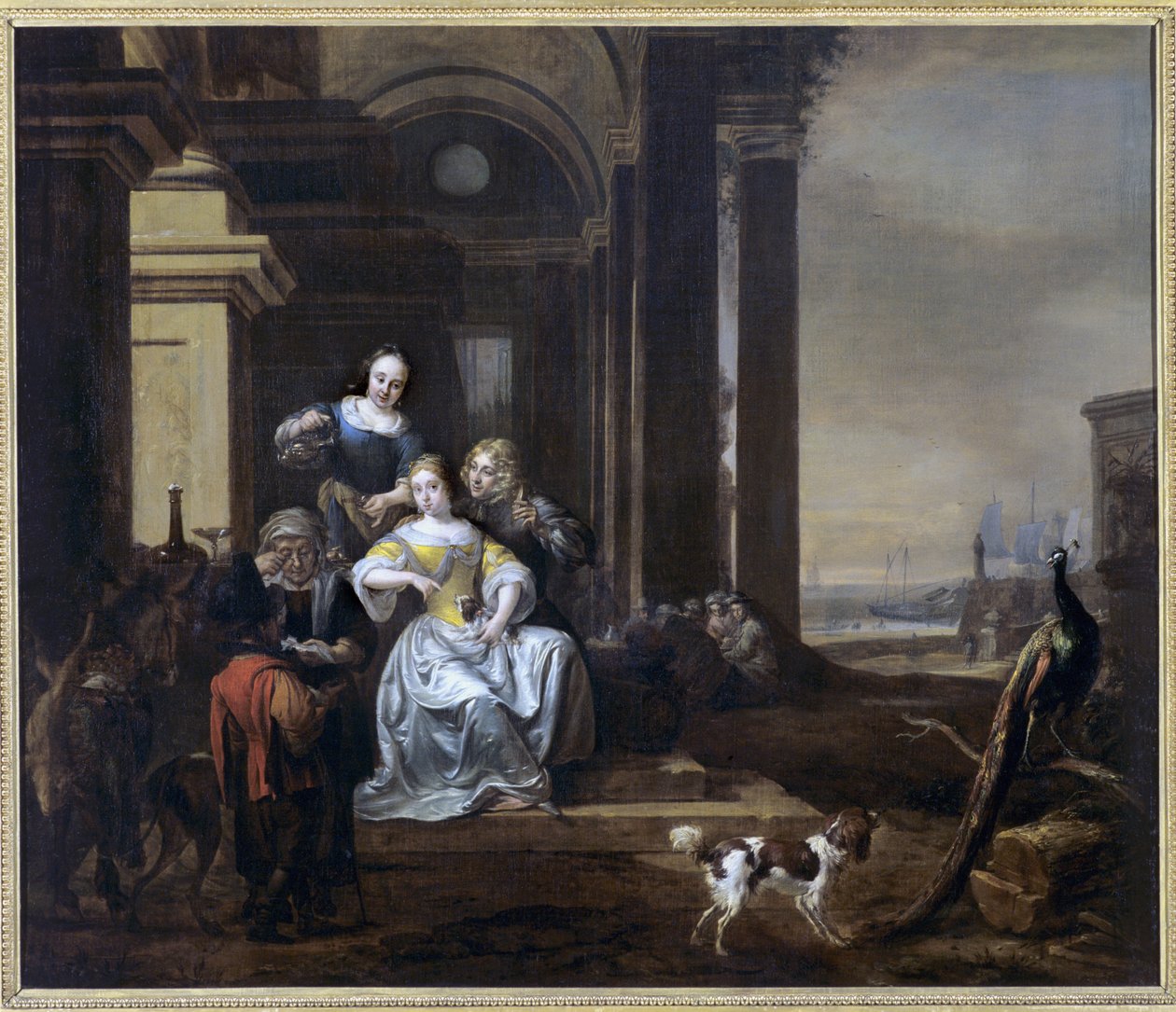 Młode blondynki, 1646-55 autorstwa Jan Baptist Weenix
