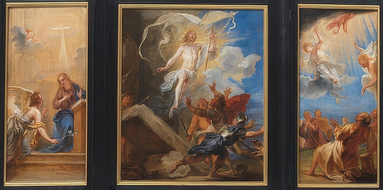 Tryptyk Snydersa. około 1659 autorstwa Jan Boeckhorst