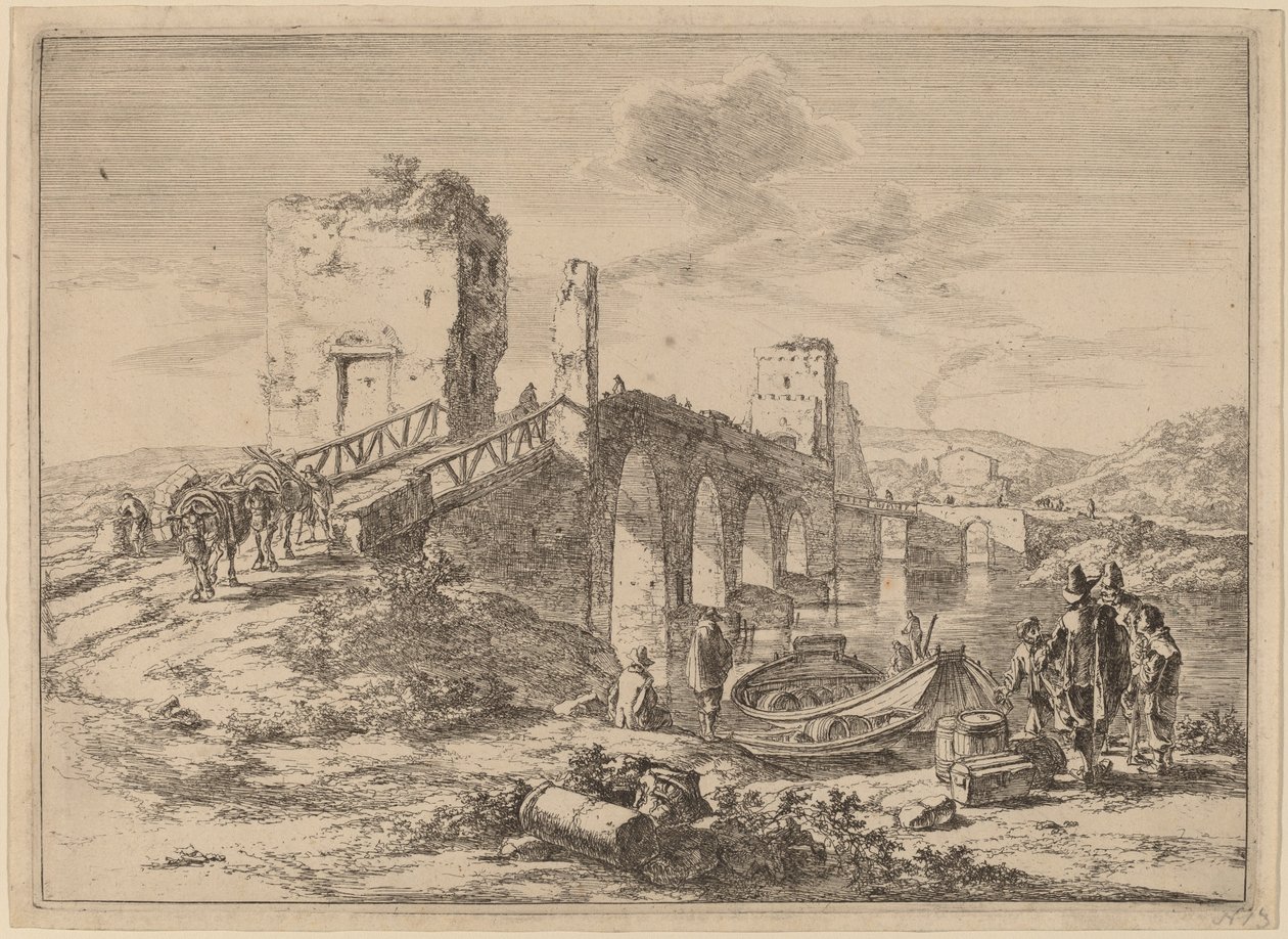 Ponte Molle autorstwa Jan Both