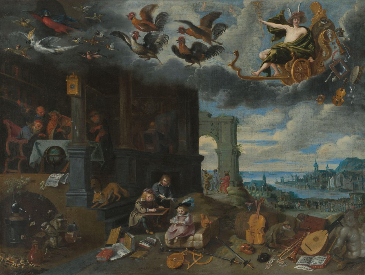Dzieci planety Merkury autorstwa Jan Brueghel (II)