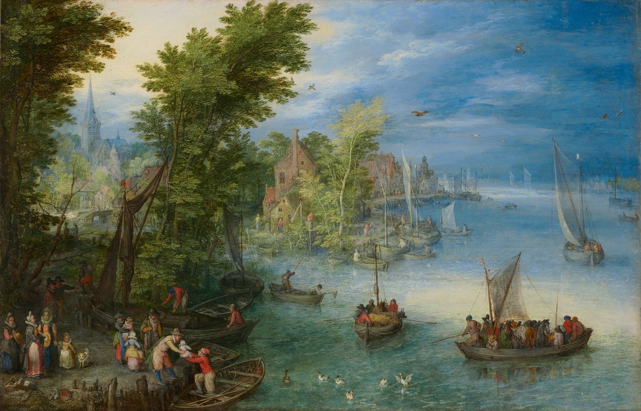 Krajobraz rzeczny, 1607. autorstwa Jan Brueghel the Elder
