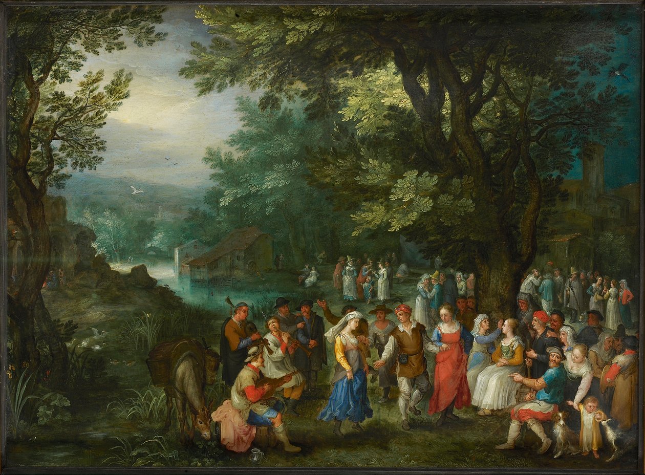 Taniec weselny, 1596. autorstwa Jan Brueghel the Elder