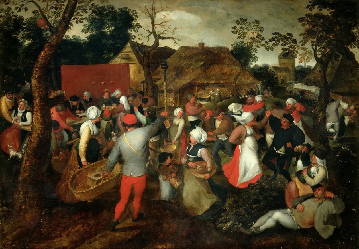 Taniec weselny, ca. 1600. autorstwa Jan Brueghel the Elder