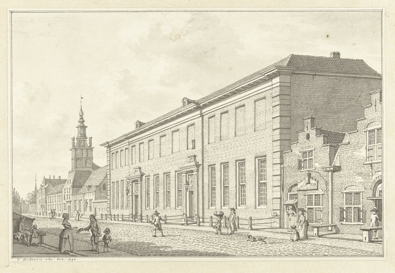 Dolhuis, Gasthuis i Oudevrouwenhuis w Rotterdamie autorstwa Jan Bulthuis