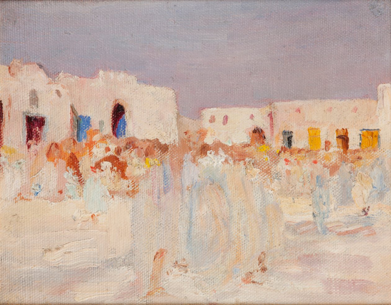 Kairouan (na bazarze) autorstwa Jan Ciągliński