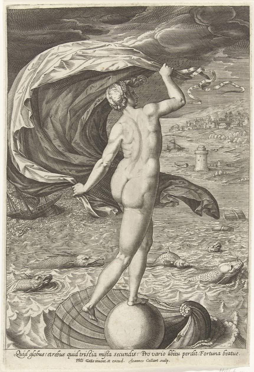 Fortuna (Fortuna) autorstwa Jan Collaert (II)