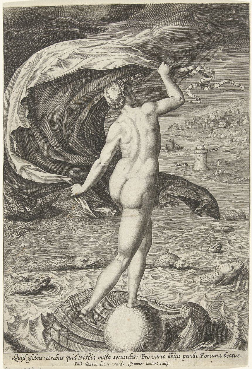 Fortuna (Fortuna) autorstwa Jan Collaert (II)