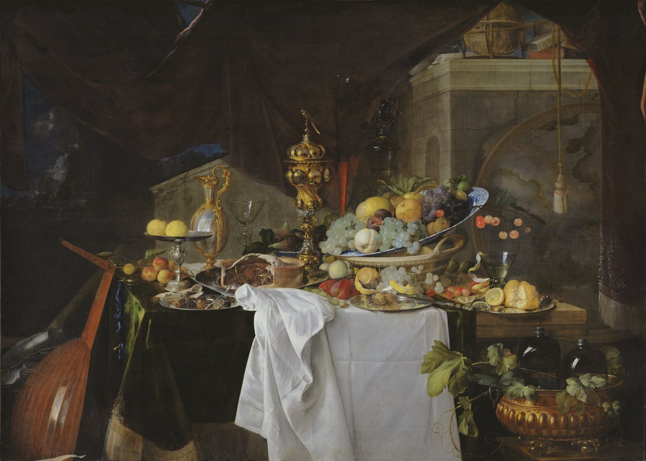 Martwa natura, 1640 autorstwa Jan Davidsz de Heem