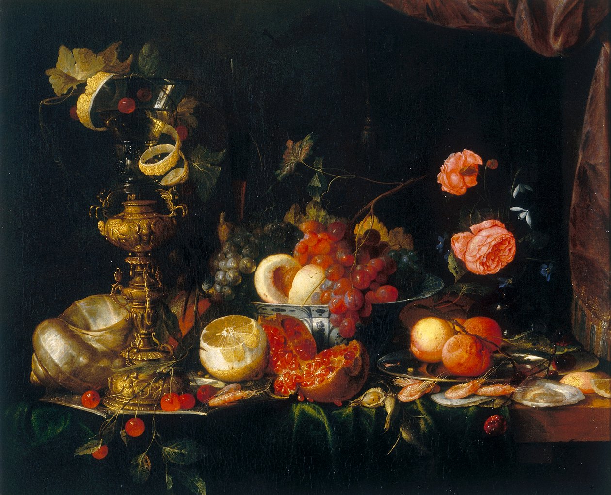 Martwa natura autorstwa Jan Davidsz de Heem