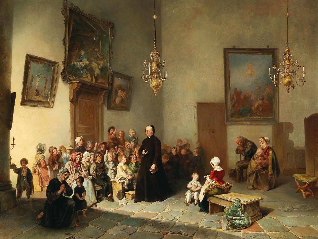 Szkoła niedzielna. autorstwa Jan Fabius