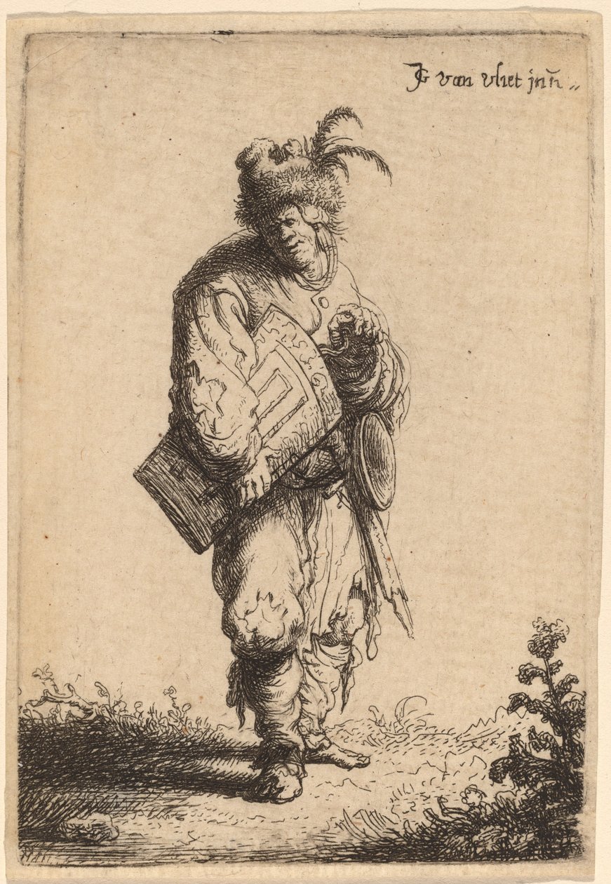 Gracz liry korbowej, 1632. autorstwa Jan Georg van Vliet