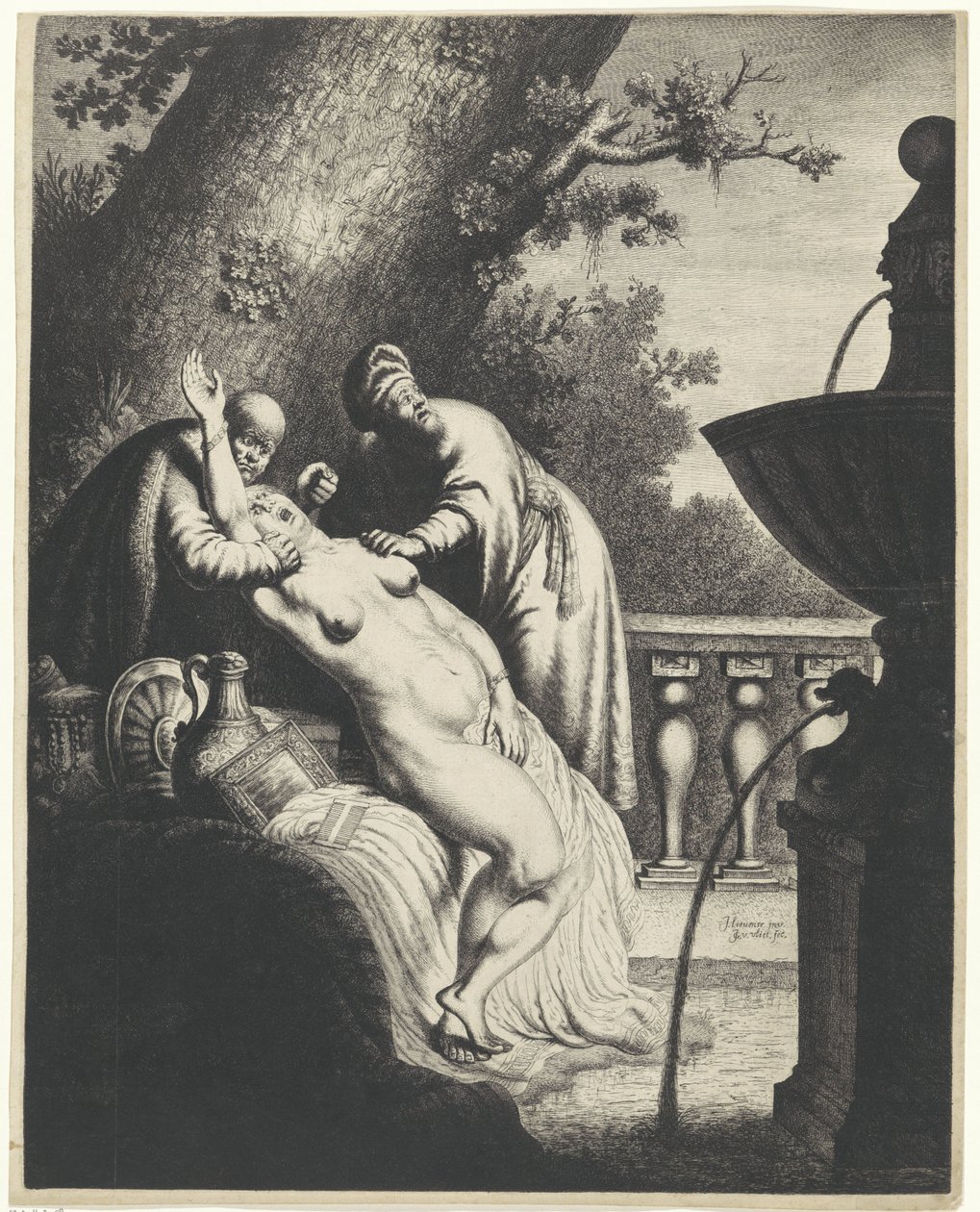 Zuzanna i Starsi autorstwa Jan Gillisz. van Vliet