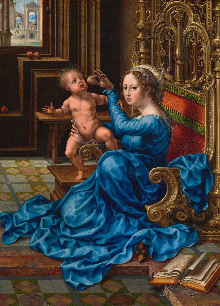 Madonna z Dzieciątkiem, c. 1532. autorstwa Jan Gossaert