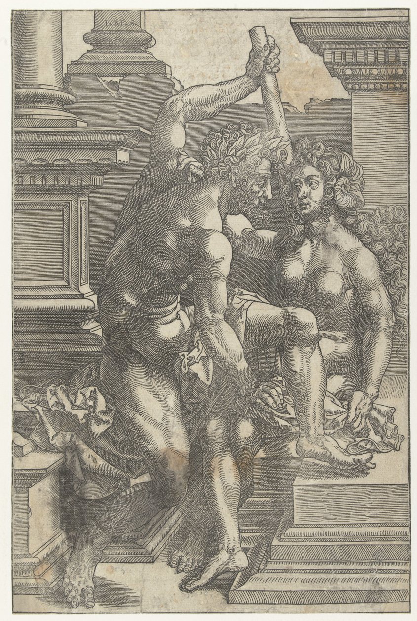 Herkules w Omphale autorstwa Jan Gossart