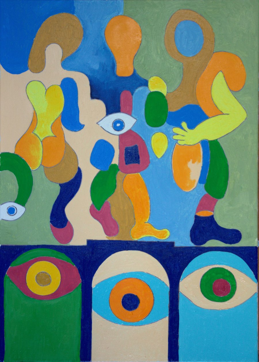 Adieu, 2009 (olej na płótnie) autorstwa Jan Groneberg