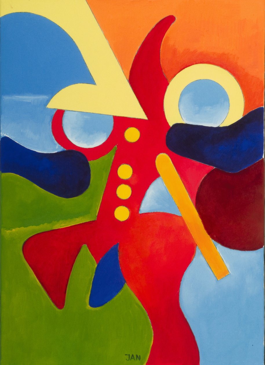 Cyrk, 2009 (olej na płótnie) autorstwa Jan Groneberg