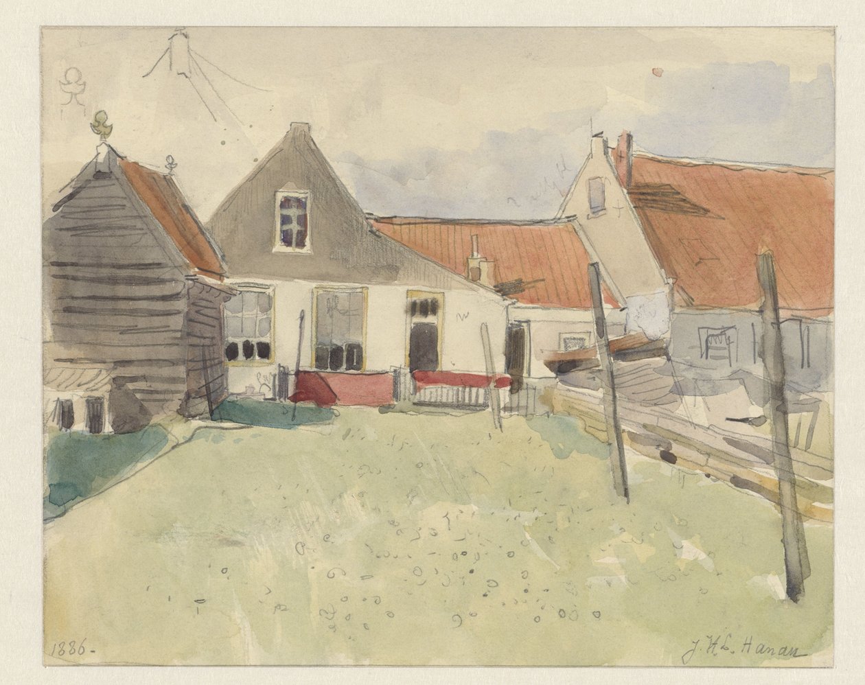 Domy w Vinkenbuurt, Amsterdam autorstwa Jan H.L. Hanau