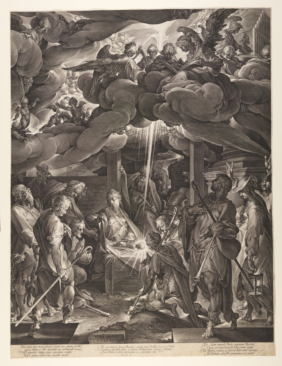 Adoracja pasterzy autorstwa Jan Harmensz. Muller