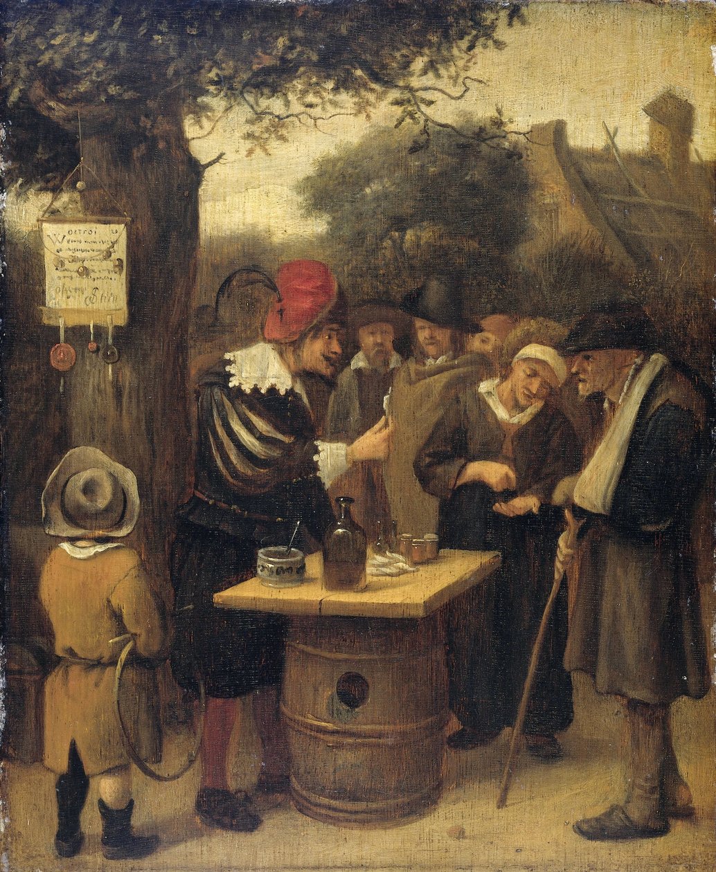 znachor autorstwa Jan Havicksz. Steen (attributed to)