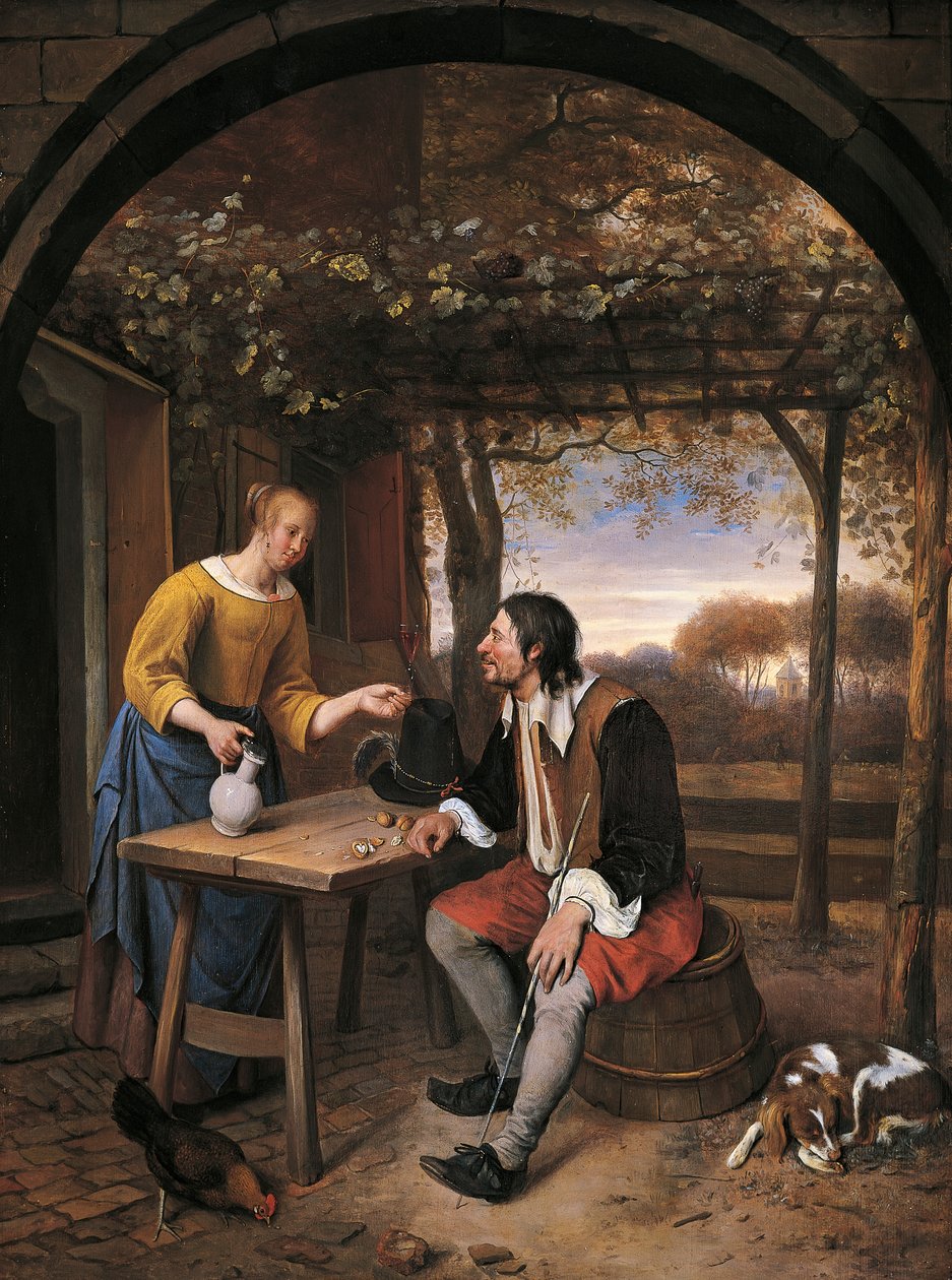 Аялагчийн амралт, Ян Стин (1626-1679)поли autorstwa Jan Havicksz. Steen