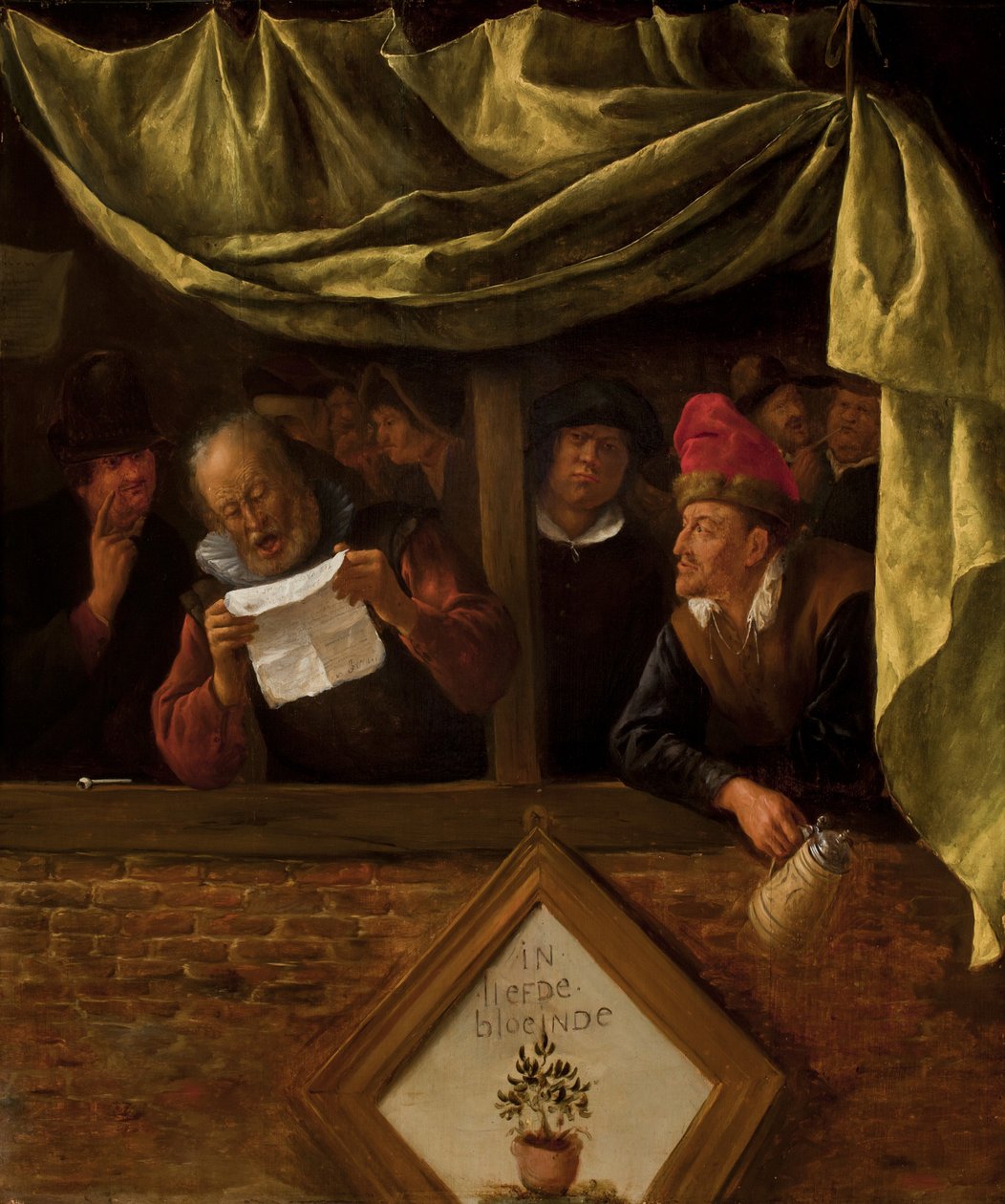 Retorycy, ok.1655 autorstwa Jan Havickszoon Steen