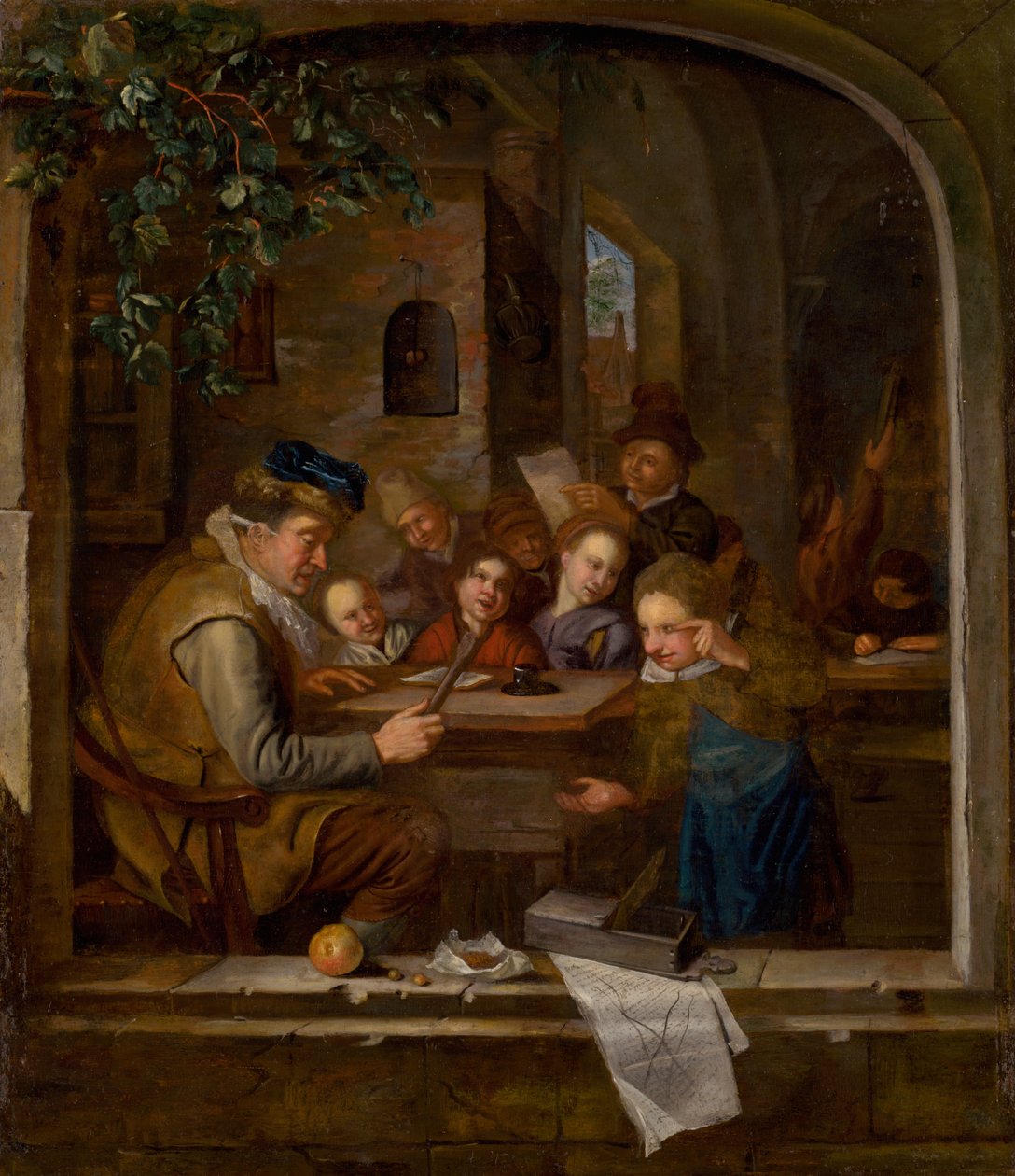 Szkoła, ok. godz. 1650. autorstwa Jan Havickszoon Steen