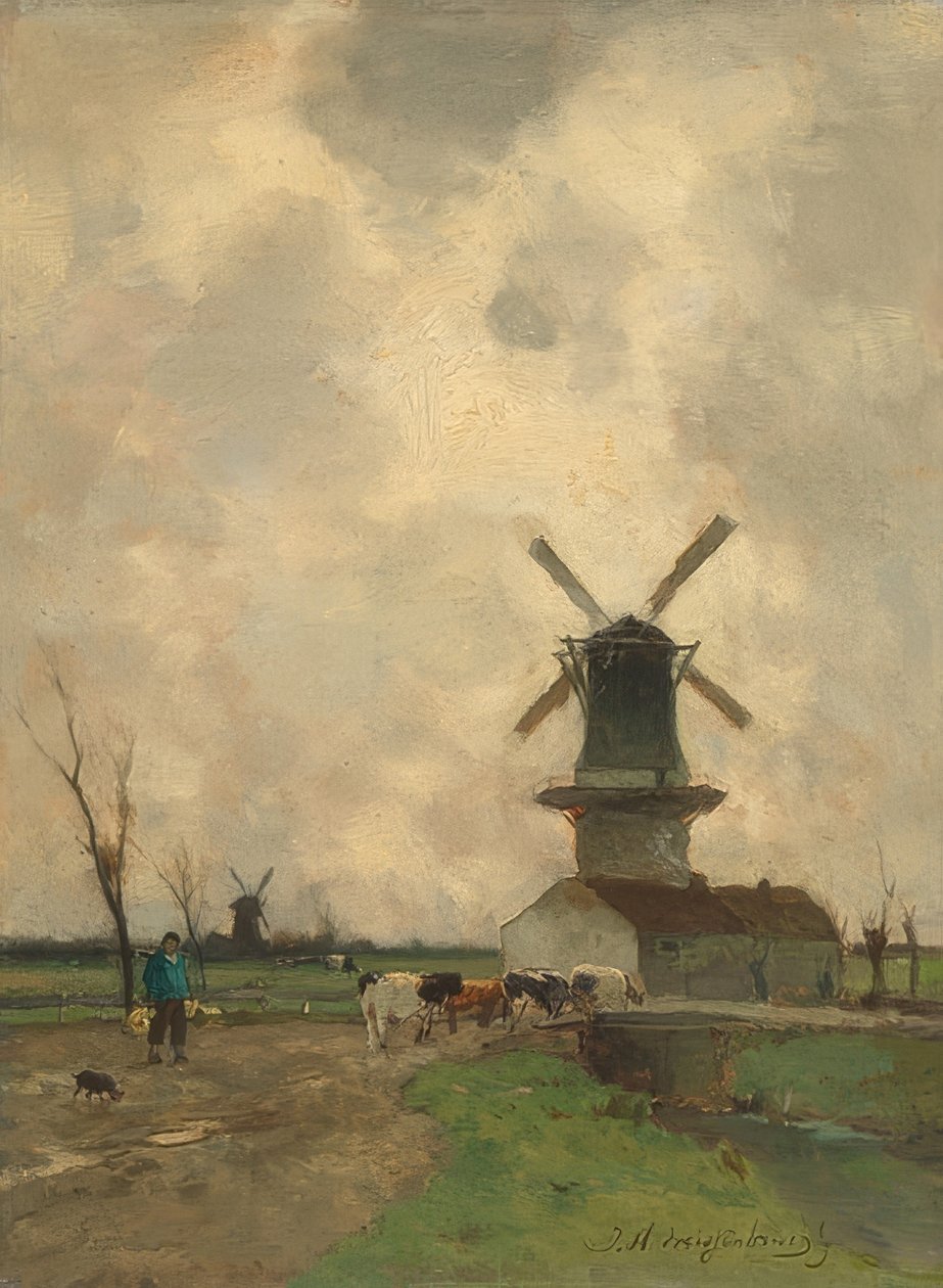 Młyn autorstwa Jan Hendrik Weissenbruch