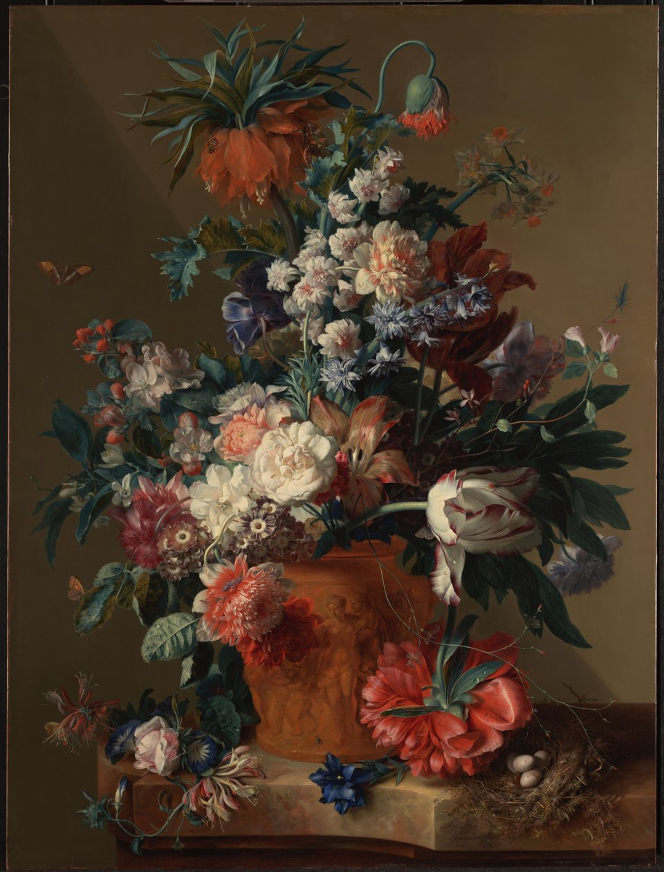 Wazon z kwiatami, 1722 autorstwa Jan Huysum van