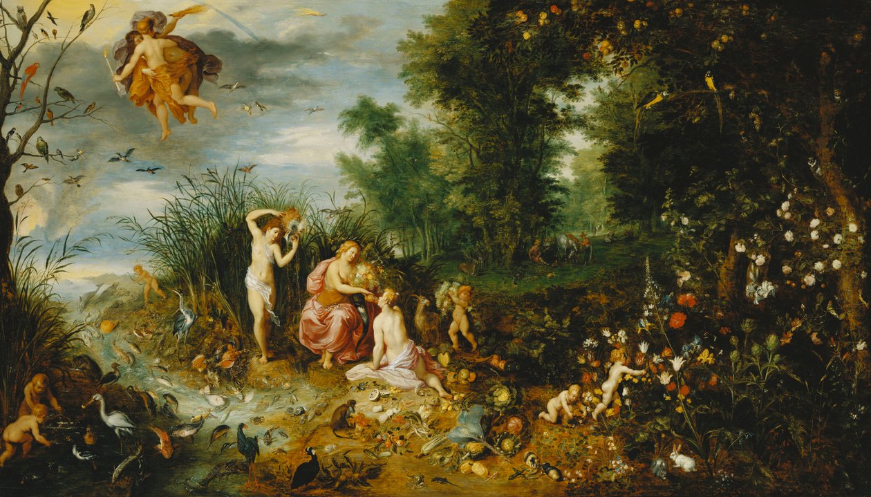 Cztery Żywioły, autorstwa Jan II Brueghel