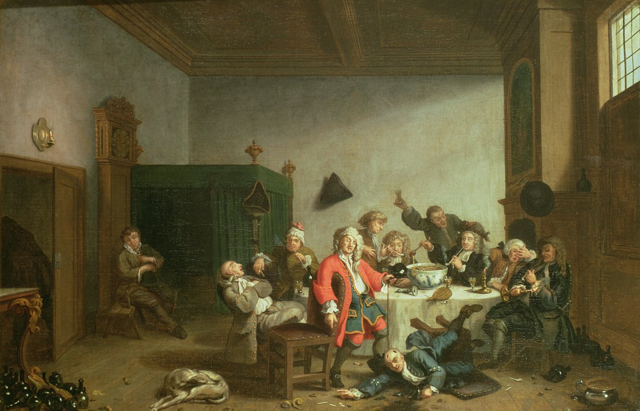 Wesoła impreza autorstwa Jan Josef the Younger Horemans